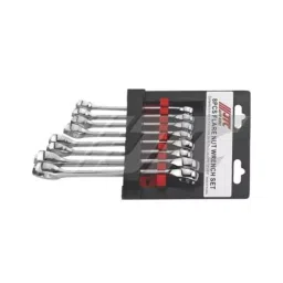 JTC Chrome Vanadium Steel Flare Nut Wrench Set for Automotive Maintenance, JTC 18214 (Set of 8)-picture-11