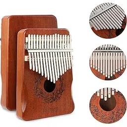 Juarez KLM50 Kalimba - Handcrafted, Portable Musical Instrument Natural-picture-40