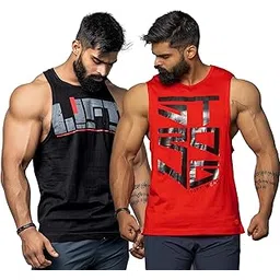 juari be a gentleman Men's Cotton Round Neck, Sleeveless, Super Combed Gym Vest-picture-20