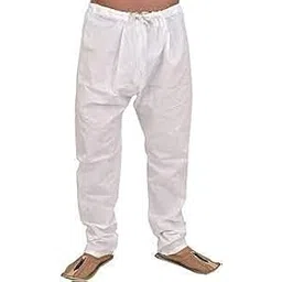 jubination Mens White Cotton Relaxed Fit Pajama (Size: 42)-picture-12