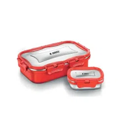 judge by prestige JUDGE Red & Silver Stainless Steel Thermo Insulated Lunch Box Set-picture-29