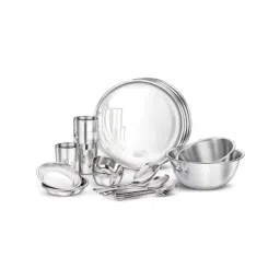 Judge by Prestige Silver Stainless Steel Classic Dinner Set - Pack of 24-picture-33