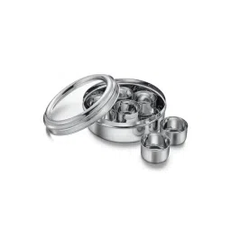 Judge by Prestige Silver Stainless Steel Container with Through Lid - Set of 7-picture-35