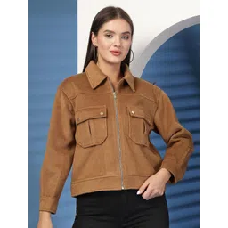 Juelle Women Solid Spread Collar Tailored Jacket-picture-17