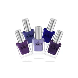 JUICE Set Of 5 Blue & Purple Nail Polish 55 ml-picture-38