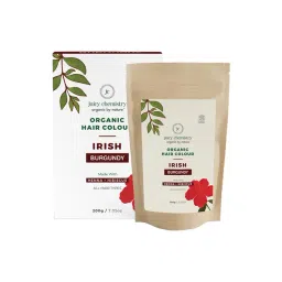 Juicy Chemistry Natural Organic Burgundy Hair Colour in Irish - 200 gm-picture-45