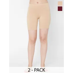 Juliet Pack Of 2 Cotton Boy Shorts Briefs-picture-38