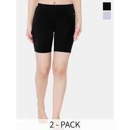 Juliet Pack Of 2 Cotton Boy Shorts Briefs-picture-34