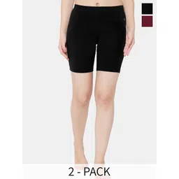 Juliet Pack Of 2 Cotton Mid Rise Boy Short-picture-34