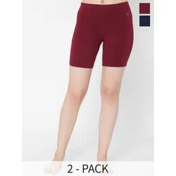 Juliet Pack Of 2 Cotton Mid Rise Boy Short-picture-31