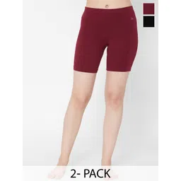 Juliet Pack Of 2 Cotton Mid Rise Boy Shorts-picture-23