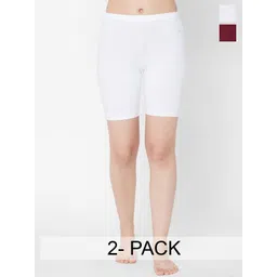 Juliet Pack Of 2 Cotton Mid Rise Boy Shorts-picture-13