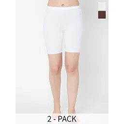 Juliet Pack Of 2 Cotton Mid Rise Boy Shorts-picture-28