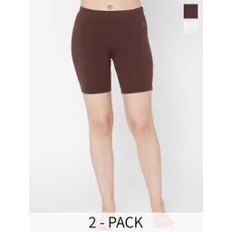 Juliet Pack Of 2 Cotton Mid Rise Boy Shorts-picture-39