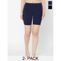 Juliet Pack Of 2 Cotton Mid Rise Boy Shorts-picture-37