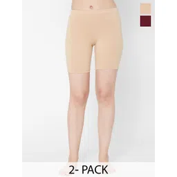 Juliet Pack Of 2 Cotton Mid Rise Boy Shorts-picture-29