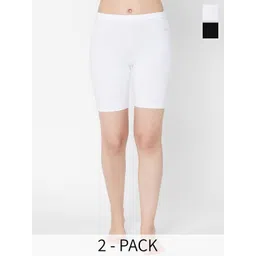 Juliet Pack Of 2 Cotton Mid Rise Boy Shorts-picture-19