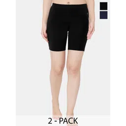 Juliet Pack Of 2 Cotton Mid Rise Boy Shorts-picture-20