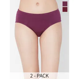 Juliet Pack Of 2 Cotton Mid Rise Period Panties-picture-36