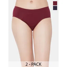 Juliet Pack Of 2 Cotton Mid Rise Period Panty-picture-39