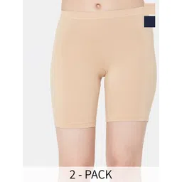 Juliet Pack Of 2 Mid-Rise Cotton Boy Short Briefs-picture-35