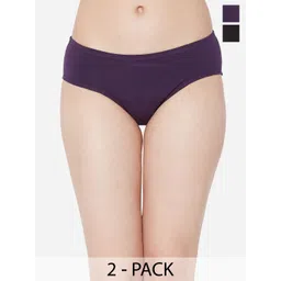 Juliet Pack Of 2 Mid-Rise Cotton Period Briefs-picture-27