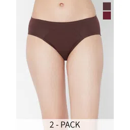 Juliet Pack Of 2 Mid-Rise Cotton Period Briefs-picture-26