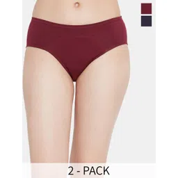 Juliet Pack Of 2 Self Design Pure Cotton Period Briefs-picture-32