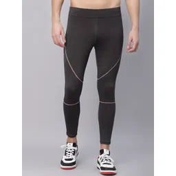 JUMP USA Men Charcoal Solid Tights-picture-35