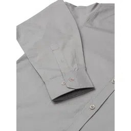 JUMP USA Men Classic Fit Solid Spread Collar Formal Shirt image 3