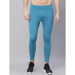 jump usa Solid Men Blue Tights-picture-34