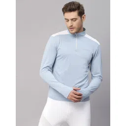 jump usa Solid Men Light Blue Tights-picture-16