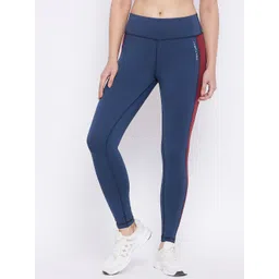 JUMP USA Women Blue & Red Solid Tights-picture-23