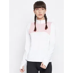 JUMP USA Women White Polo Collar T-shirt-picture-27