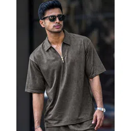 JUMPCUTS Graphic Printed Polo Collar Short Sleeves Regular Fit T-Shirt-picture-12