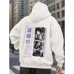 JUMPCUTS Men Printed Hooded Long Sleeves Sweatshirt-picture-33