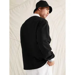 JUMPCUTS Men Typography Printed Polo Collar Cotton Slim Fit T-shirt image 2