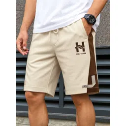 JUMPCUTS Men Typography Printed Regular Fit Outdoor Shorts-picture-28