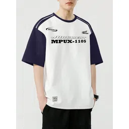 JUMPCUTS Men Typography Printed Round Neck Cotton Relaxed Fit T-shirt-picture-28