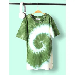 Jumping Joey Boys Tie & Dye Round Neck Oversized Pure Cotton T-shirt-picture-37