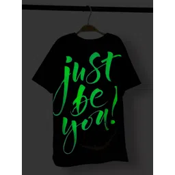 Jumping Joey Boys Typography Round Neck Pure Cotton Loose Fit T-shirt image 1