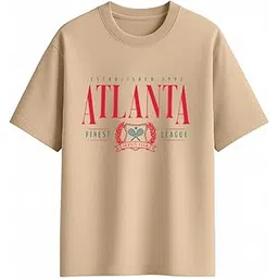 juneberry Regular Fit Women’s Pure Cotton Printed T-Shirt – Lightweight, Comfortable & Trendy Casual Graphic Tee (Colors: Swanwhite, White, Rose Water & Black)-picture-25