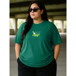 JUNEBERRY Women Printed Pure Cotton T-shirt-picture-24