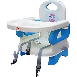 JUNIOR JOE 2 in 1 Baby Booster Seat With Removable Dining Tray and Safety Belt (BLUE)-picture-36
