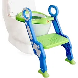 JUNIOR JOE Adjustable Baby Potty Training Foldable Non Slip Potty Stand (GREEN)-picture-31