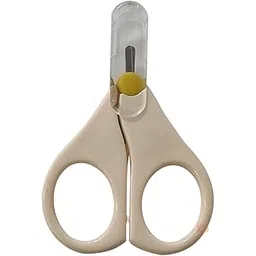 JUNIOR JOE Toddler Safety Finger Nail Care Scissors with Top Cover (White)-picture-20