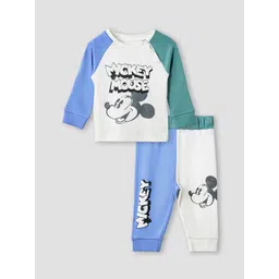 Juniors by Babyshop Boys Colourblocked Night suit-picture-17