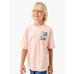 Juniors by Babyshop Boys Graphic Printed Round Neck Cotton T-shirt-picture-26