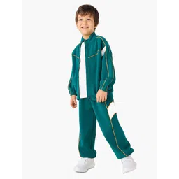 Juniors by Babyshop Boys High Neck Zipper Jacket With Joggers-picture-41