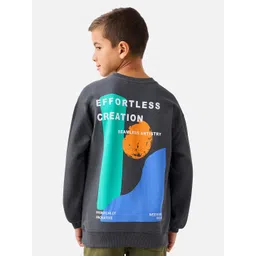 Juniors by Babyshop Boys Printed Cotton Sweatshirt-picture-29